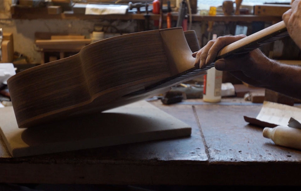 Jonny Kinkade luthier documentary film for the International Wood Culture Society (IWCS)